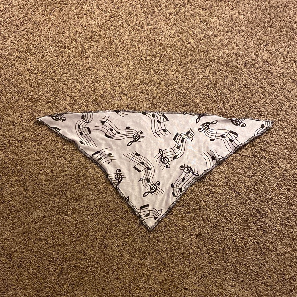 Music note scarf